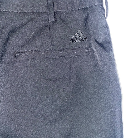 Adidas Flat Front Black Men’s Shorts Size 36 EUC - Picture 3 of 4